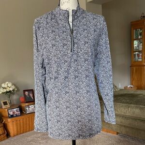 Lulu-B Black beige and White animal print Patterned Top